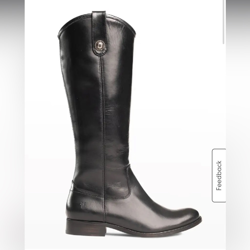 Frye Melissa Button Leather Tall Riding Boots